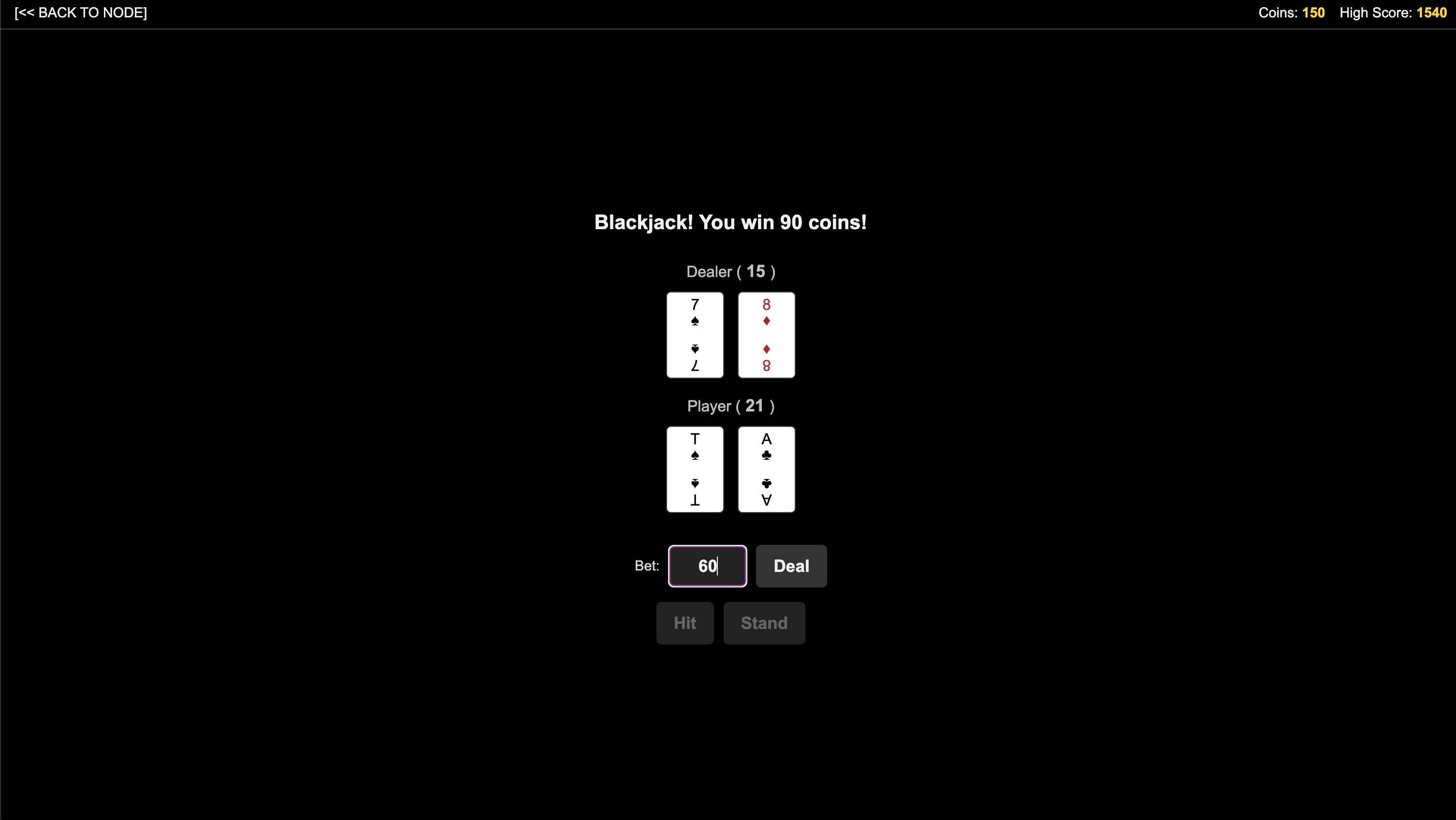 Blackjack Sim Preview